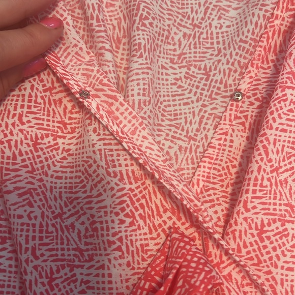 Harper and Gray Dress Pink and White NWT Size Large - Picture 3 of 5